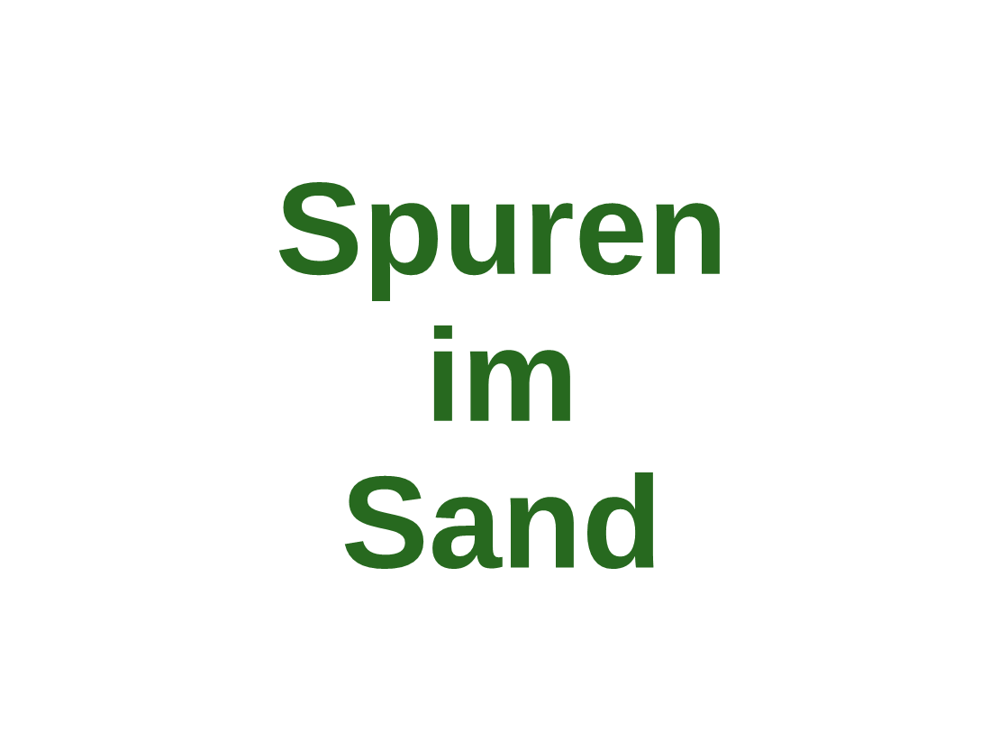 Spuren im Sand